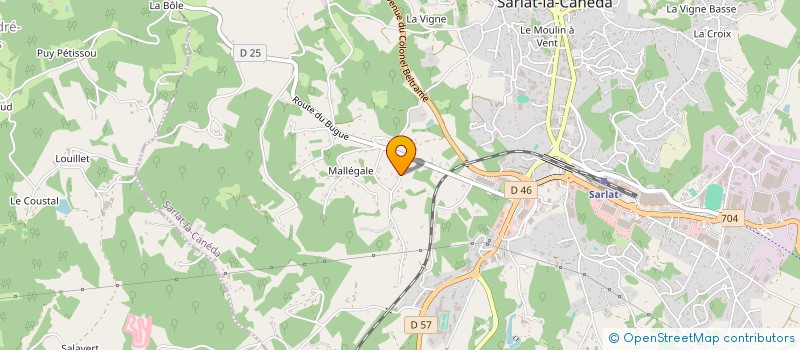 localisation de l'entreprise SCI POUSSINOU à SARLAT-LA-CANEDA