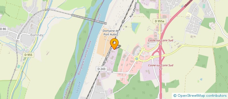 localisation de l'entreprise SCI POUSSON COSNE à COSNE COURS SUR LOIRE