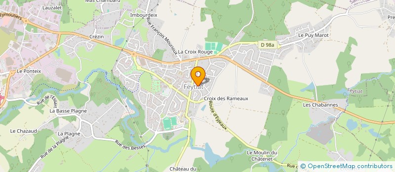 localisation de l'entreprise SCI POUTARAUD à FEYTIAT