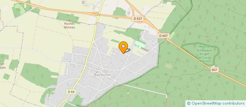 localisation de l'entreprise SCI POUTEAU  BARBIZON