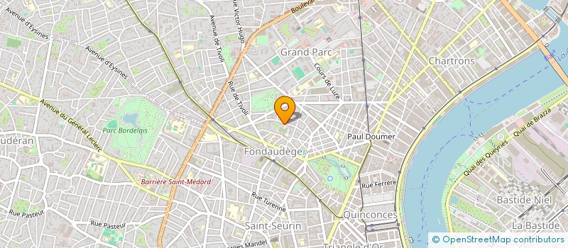 localisation de l'entreprise SCI POUTRES  BORDEAUX