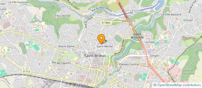 localisation de l'entreprise SCI POUYET à SAINT-BRIEUC
