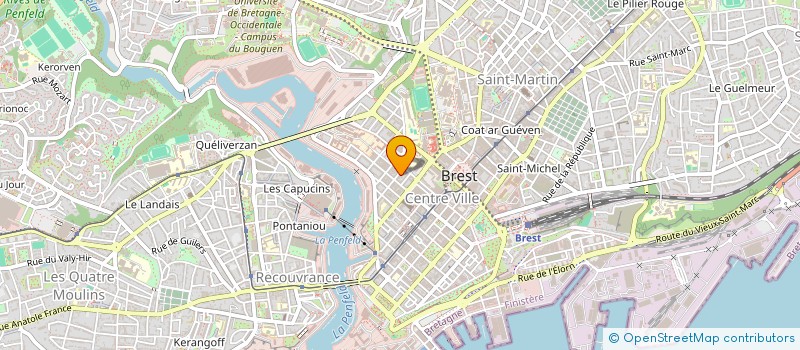 localisation de l'entreprise SCI POUZADOUX  BREST