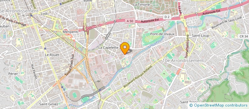 localisation de l'entreprise SCI POVEMA à MARSEILLE