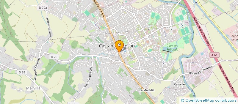 localisation de l'entreprise SCI POVER à CASTANET-TOLOSAN