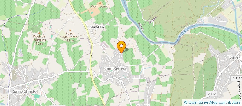 localisation de l'entreprise SCI POWER  SAINT-SERIES