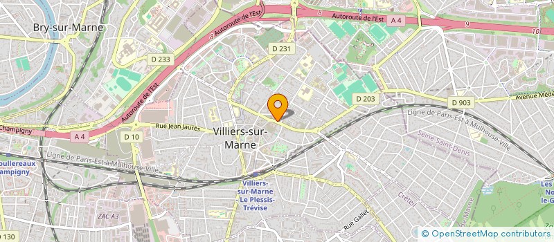 localisation de l'entreprise SCI POWER  VILLIERS-SUR-MARNE