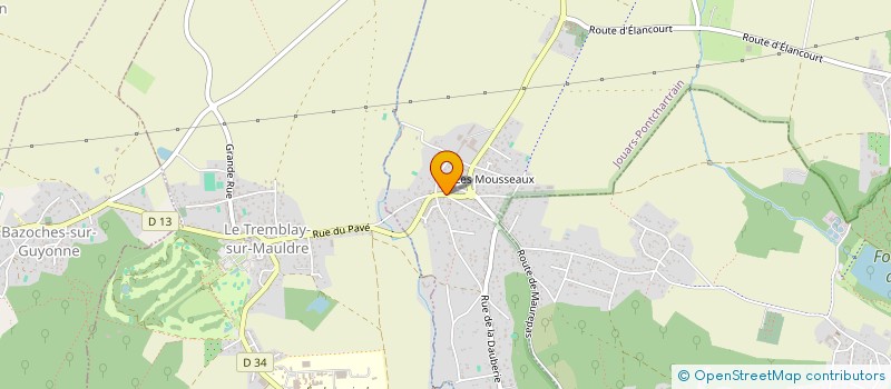 localisation de l'entreprise SCI POWER BUILDING  JOUARS-PONTCHARTRAIN