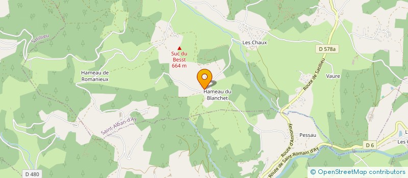 localisation de l'entreprise SCI POY-MARCOUX BECUZE  SAINT-ALBAN-D'AY