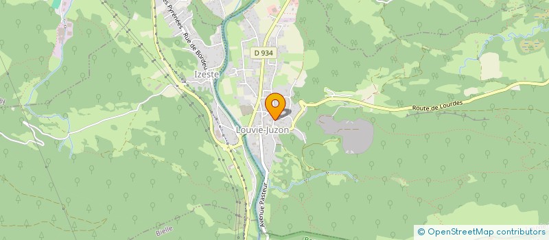 localisation de l'entreprise SCI POYCHICOT  LOUVIE-JUZON