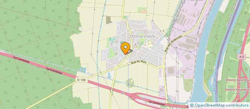 localisation de l'entreprise SCI POYEL  OTTMARSHEIM