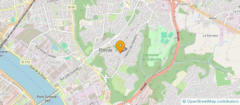 localisation de l'entreprise SCI POYENNE 38  FLOIRAC