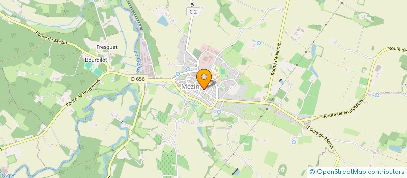 localisation de l'entreprise SCI POYENNE  MEZIN