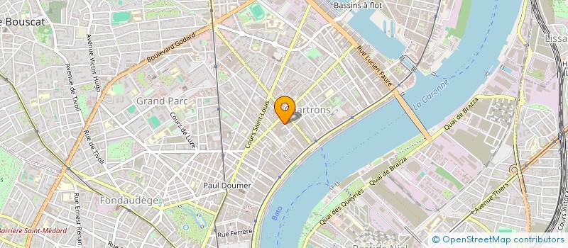 localisation de l'entreprise SCI POYENNE  BORDEAUX