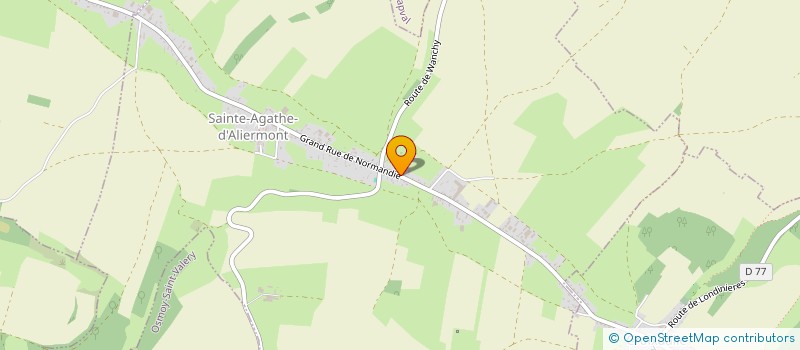 localisation de l'entreprise SCI POYER CAR MODERNE  SAINTE-AGATHE-D'ALIERMONT