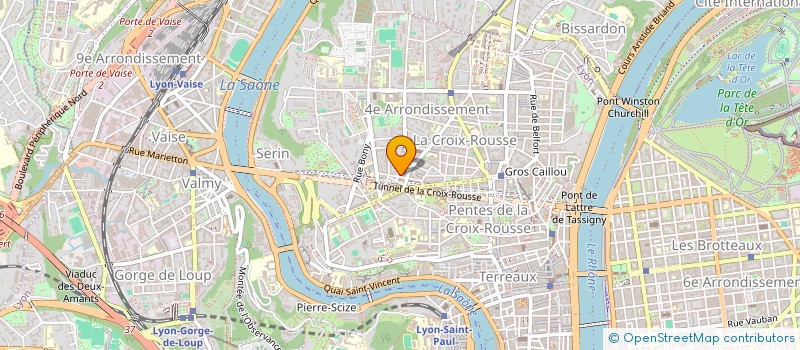 localisation de l'entreprise SCI POZET RODE  LYON