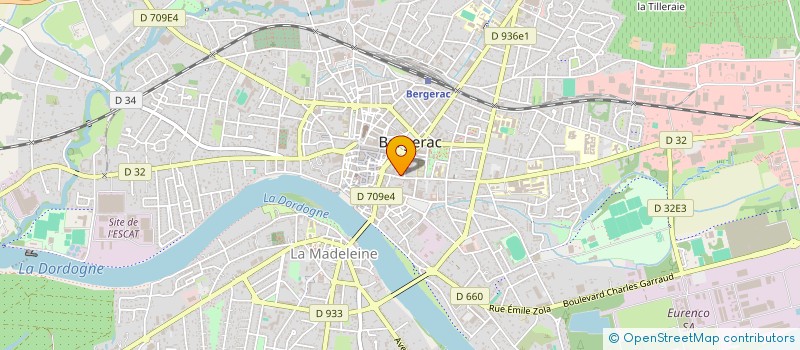 localisation de l'entreprise SCI POZZI à BERGERAC