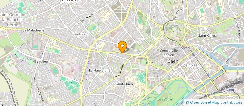 localisation de l'entreprise SCI POZZO DI BORGO  CAEN