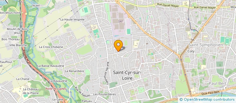 localisation de l'entreprise SCI POZZOLI INVEST  SAINT-CYR-SUR-LOIRE