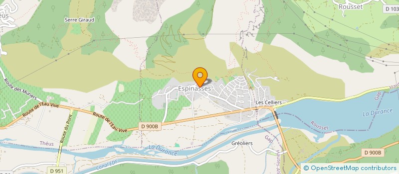 localisation de l'entreprise SCI PP  ROCHEBRUNE