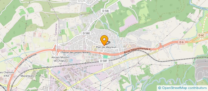 localisation de l'entreprise SCI PP  MEYREUIL