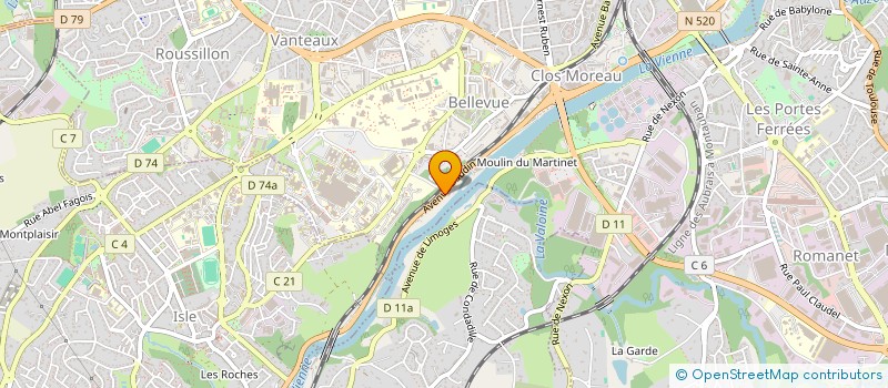 localisation de l'entreprise SCI PP  TULLE