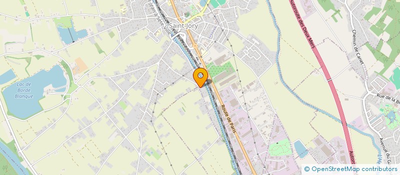 localisation de l'entreprise SCI PP&CC  SAINT-JORY