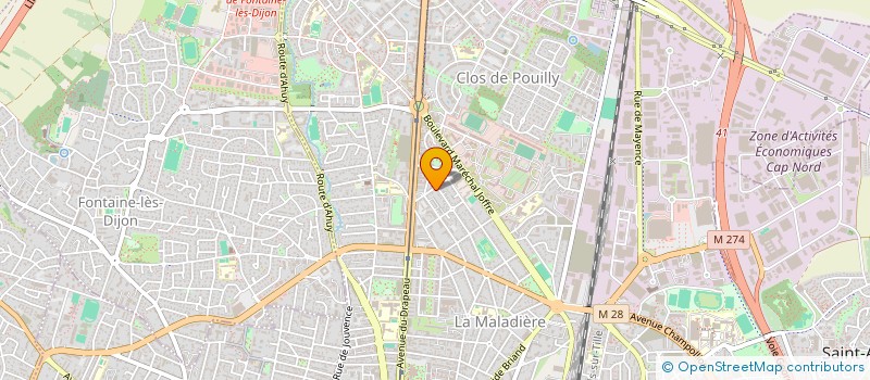 localisation de l'entreprise SCI PP DE SEZE à DIJON