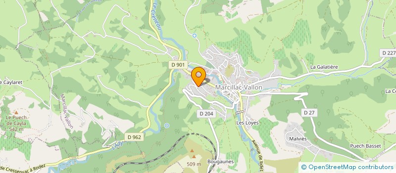 localisation de l'entreprise SCI PPA  SALLES-LA-SOURCE