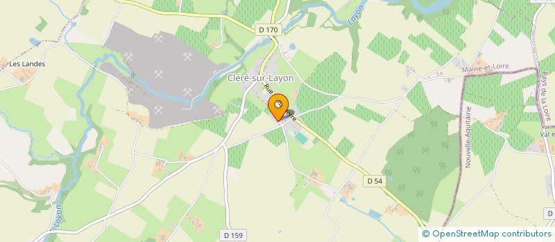 localisation de l'entreprise SCI PPB  CLERE-SUR-LAYON