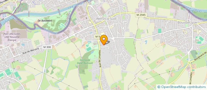 localisation de l'entreprise SCI PPC  WERVICQ-SUD