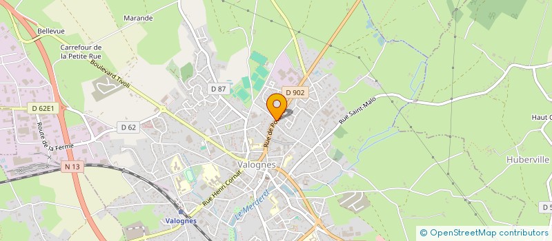 localisation de l'entreprise SCI PPCK  VALOGNES