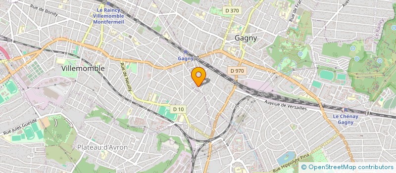 localisation de l'entreprise SCI PPE à GAGNY