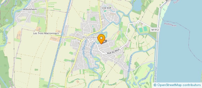 localisation de l'entreprise SCI PPEZ  PLOBSHEIM
