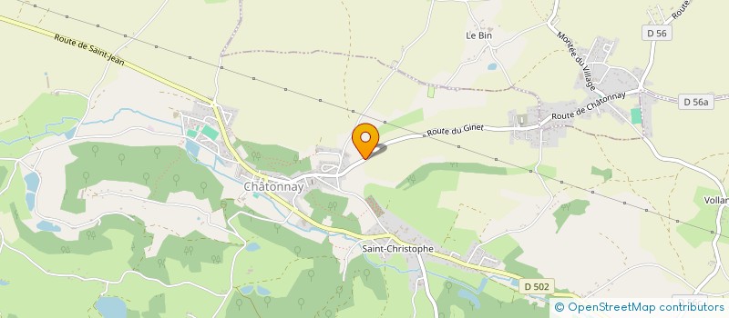 localisation de l'entreprise SCI PPF IMMO BARBERAZ  CHATONNAY