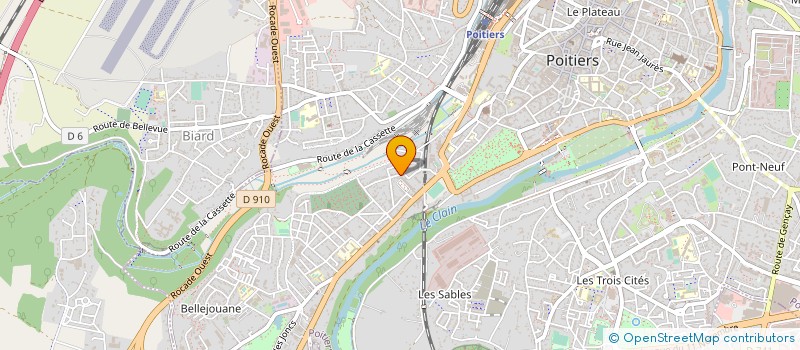 localisation de l'entreprise SCI PPFB à POITIERS