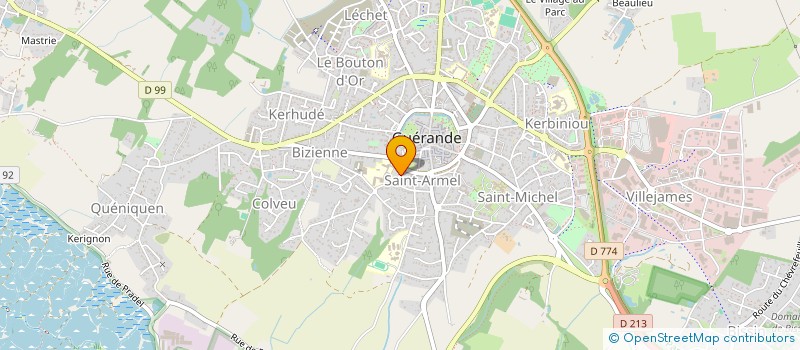 localisation de l'entreprise SCI PPGA  GUERANDE