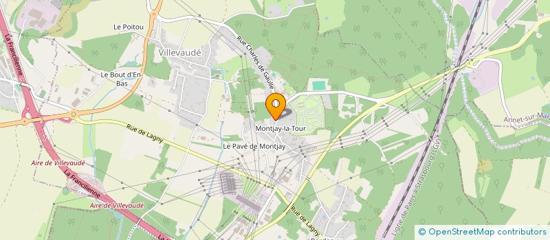 localisation de l'entreprise SCI PPH  VILLEVAUDE