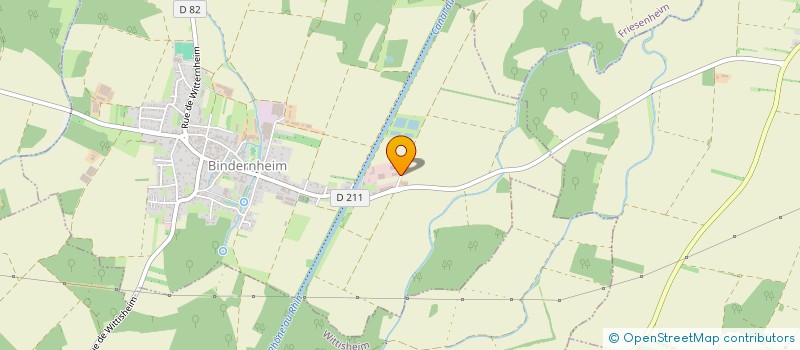 localisation de l'entreprise SCI PPK  BINDERNHEIM