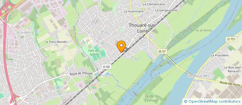 localisation de l'entreprise SCI PPM MEDECINS ASSOCIES  THOUARE-SUR-LOIRE