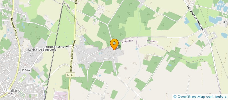 localisation de l'entreprise SCI PPR à SOULLANS