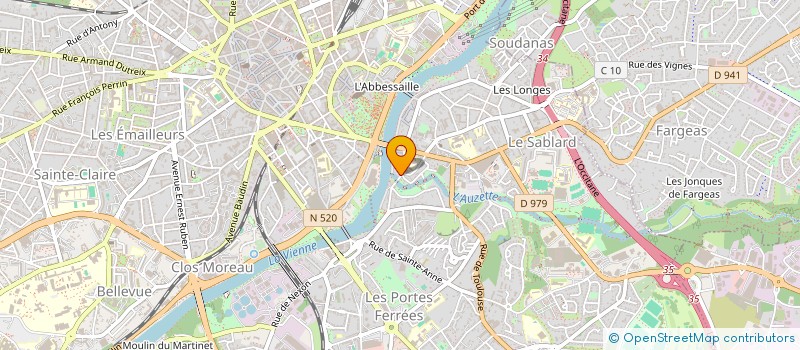 localisation de l'entreprise SCI PPR à LIMOGES