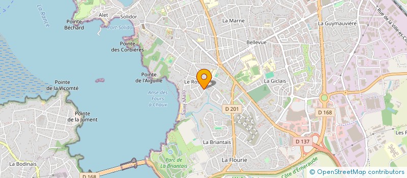 localisation de l'entreprise SCI PPS  SAINT-MALO