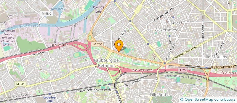 localisation de l'entreprise SCI PPS à LILLE
