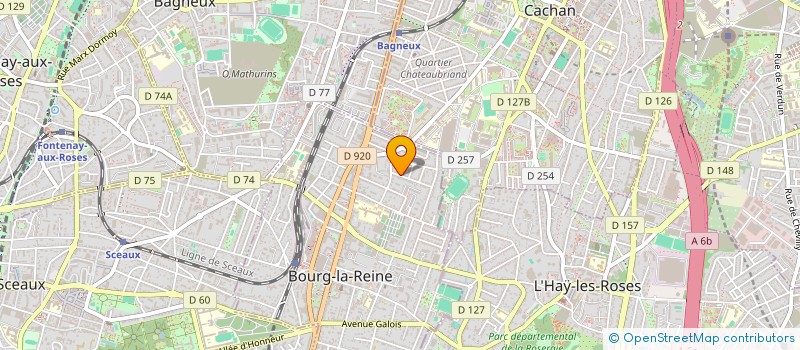 localisation de l'entreprise SCI PPSD à BOURG-LA-REINE