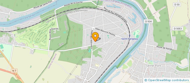 localisation de l'entreprise SCI PPVIM  SAINT-FARGEAU-PONTHIERRY