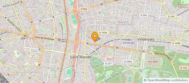 localisation de l'entreprise SCI PR à VINCENNES