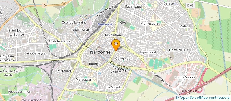 localisation de l'entreprise SCI PR à NARBONNE