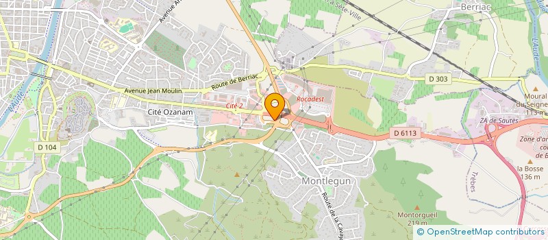 localisation de l'entreprise SCI PR D'OC  CARCASSONNE