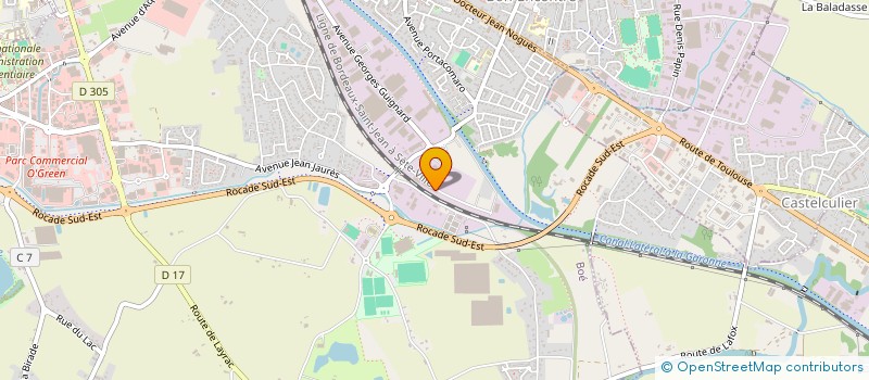 localisation de l'entreprise SCI PR MOC  BOE